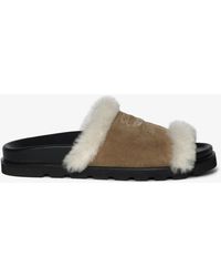 Zadig & Voltaire - Mules teddy bare shearling - Lyst