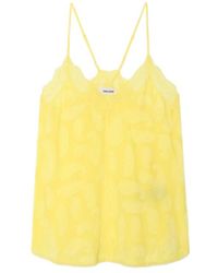 Zadig & Voltaire - Camisole Christy 100% Silk - Lyst