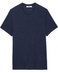 Zadig & Voltaire - Stockholm Slub T-shirt - Lyst