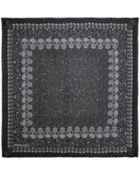 Zadig & Voltaire - Zadig & Voltaire X Kerry Skull And Floral Graphic-Print Modal Scarf - Lyst