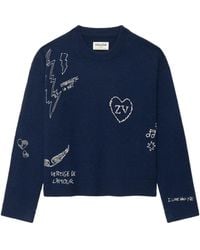 Zadig & Voltaire - Markuz Jumper 100% Cashmere - Lyst