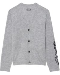 Zadig & Voltaire - Remi 100% Wool Cardigan - Lyst