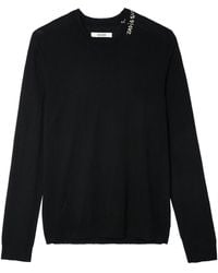 Zadig & Voltaire - Pullover Kennedy 100% Merino-wolle - Lyst