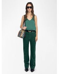 Zadig & Voltaire - Tarys Satin Top - Lyst