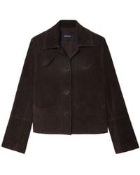 Zadig & Voltaire - Lessa Wildleder-Lederjacke - Lyst