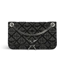 Zadig & Voltaire - Clutch Rock Ii Monogram - Lyst