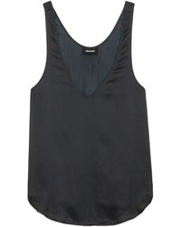 Zadig & Voltaire - Top tarys satin - Lyst