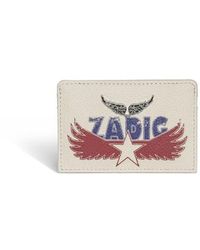 Zadig & Voltaire - Tarjetero Zv Pass America - Lyst