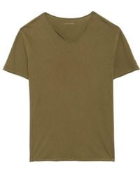 Zadig & Voltaire - Henley T-Shirt Monastir - Lyst
