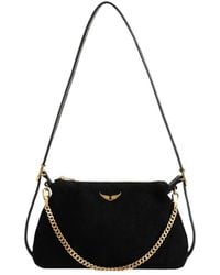 Zadig & Voltaire - Jim Mini Suede Bag - Lyst