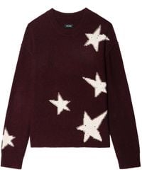 Zadig & Voltaire - Pull En Cachemire À Motif Étoile - Lyst