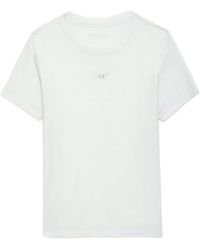 Zadig & Voltaire - Marta Diamante Wings T-shirt - Lyst