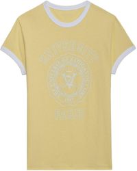Zadig & Voltaire - T-shirt Walk University - Lyst