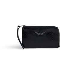 Zadig & Voltaire - Porte-cartes zv card glossy wild embossé - Lyst