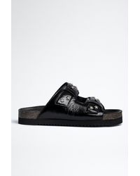 Zadig & Voltaire Alpha Sandals Leather - Black