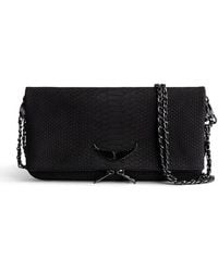 Zadig & Voltaire - Bolso De Mano Rock Soft Savage - Lyst