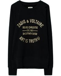 Zadig & Voltaire - Sweatshirt upper blason - Lyst
