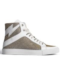 Zadig & Voltaire - Sneakers Altas Zv1747 High Flash - Lyst