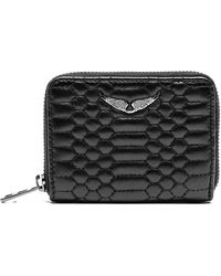 Zadig & Voltaire - Porte-Monnaie Mini Zv Matelasse - Lyst