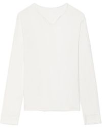 Zadig & Voltaire - Monastir Henley T-Shirt - Lyst