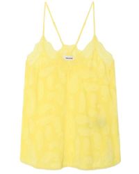 Zadig & Voltaire - Camisole Christy 100% Silk - Lyst