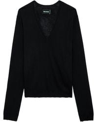 Zadig & Voltaire - Pull rivy 100% cachemire - Lyst