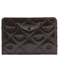 Zadig & Voltaire - Zv Pass Vintage Monogram Cardholder - Lyst