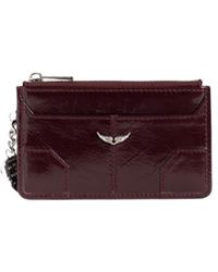 Zadig & Voltaire - Sunny Card Card Holder Vintage Patent - Lyst