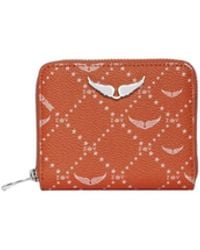 Zadig & Voltaire - Mini Zv Monogram Wallet - Lyst