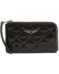Zadig & Voltaire - Zv Card Vintage Monogram Cardholder - Lyst