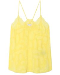 Zadig & Voltaire - Camisole Christy 100% Silk - Lyst
