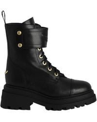 Zadig & Voltaire - Joe Chunky-Sole Leather Ankle Boots - Lyst
