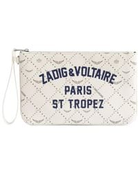 Zadig & Voltaire - Z Pouch Resort St Tropez Clutch - Lyst