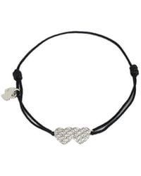 Zadig & Voltaire - Zadig Link Heart Strass Bracelet - Lyst
