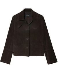 Zadig & Voltaire - Lessa Suede Leather Jacket - Lyst