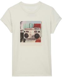 Zadig & Voltaire - Anya Photoprint T-shirt - Lyst
