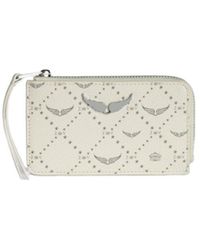 Zadig & Voltaire - Zv Card Monogram Card Holder - Lyst
