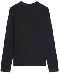 Zadig & Voltaire - Monastir Henley T-Shirt - Lyst