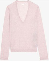 Zadig & Voltaire - Pull Rivy 100% Cachemire Bebe - Lyst