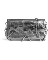 Zadig & Voltaire - Bolso De Mano Rock Nano Vintage Metal - Lyst