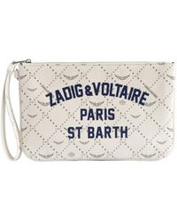 Zadig & Voltaire - Z Pouch Resort St Barth Clutch - Lyst