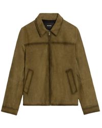 Zadig & Voltaire - Loumy Suede Leather Jacket - Lyst