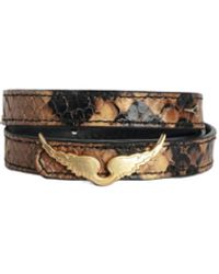 Zadig & Voltaire - Rock Bracelet 100% Leather - Lyst