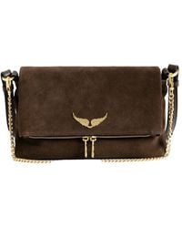 Zadig & Voltaire - Rocky Ii Suede Bag - Lyst