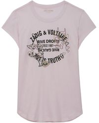 Zadig & Voltaire - Woop Insignia T-shirt - Lyst