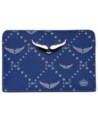 Zadig & Voltaire - Zv Pass Monogram Card Holder - Lyst