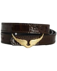 Zadig & Voltaire - Rock Bracelet 100% Leather - Lyst