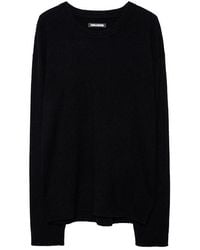 Zadig & Voltaire - Pullover Cici Patch 100% Kaschmir - Lyst