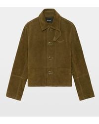 Zadig & Voltaire - Lessa Suede Leather Jacket - Lyst