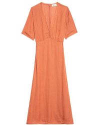 Zadig & Voltaire - Rhodral Satin Dress - Lyst